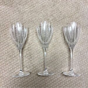 3 NWOT Kate Spade Wine Glasses